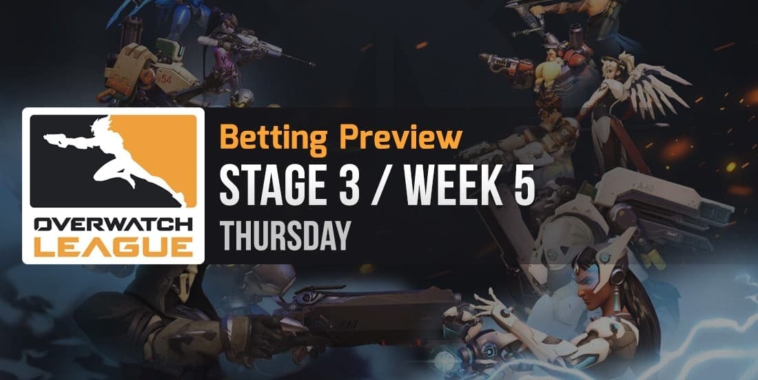 Overwatch League betting preview Thursday